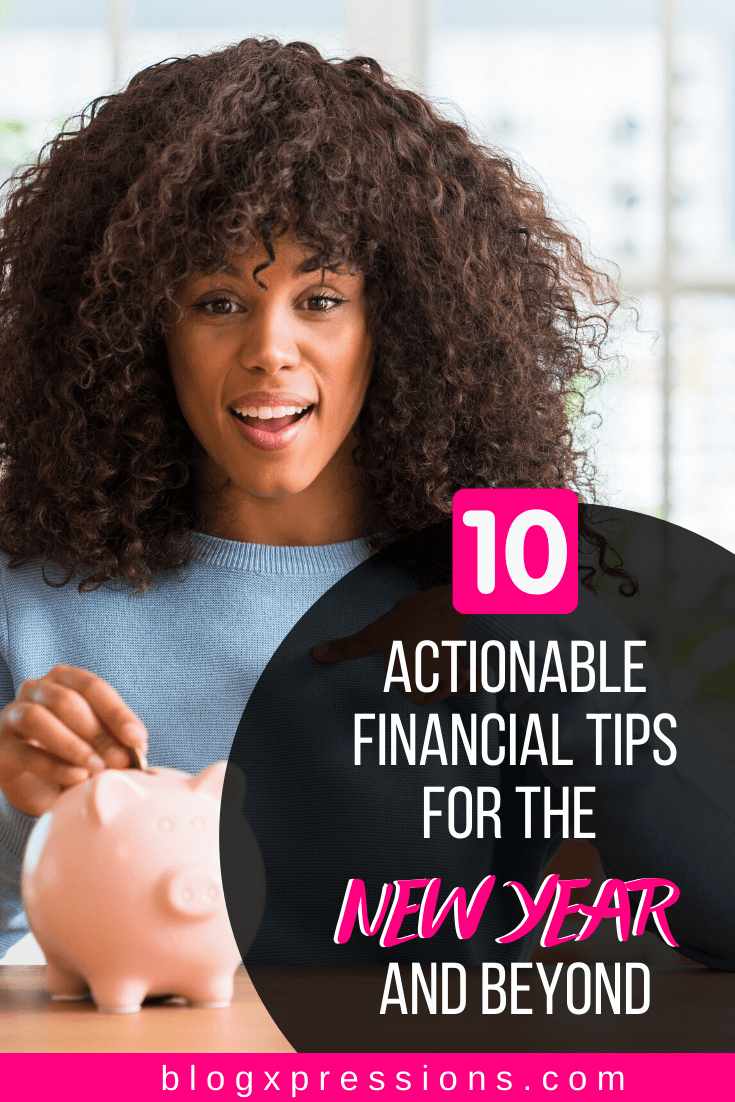 Aren't you tired of NOT having your financial house in order? It's like a never-ending cycle and a nightmare! You're in control, my friend - stop making excuses and start taking action with these 10 actionable tips, which includes saving $1000 for unforeseen events. It's never too late to start, so start TODAY! #Finances #NewYear #Resolutions #Goals #2020 