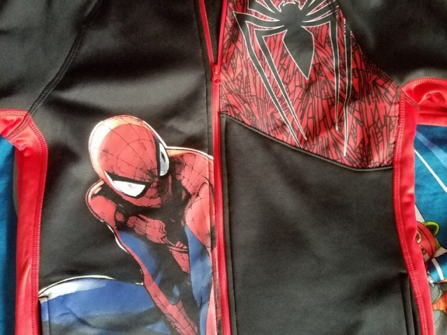 Jayden's Spider-Man Jacket!